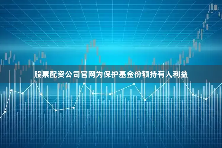 股票配资公司官网为保护基金份额持有人利益